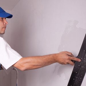 plastering